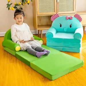 Sillón Cama 2 En 1 Plegable Animalitos Sofá Para Niños: imagen 8