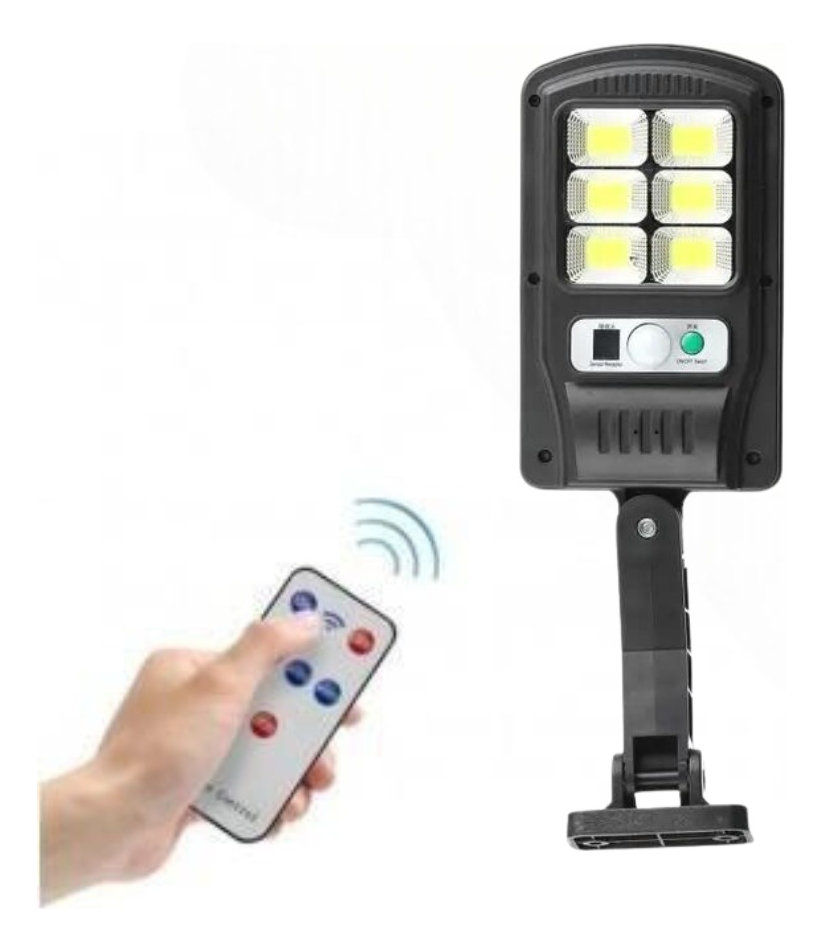 Foco Solar Led 48 Led Sensor Movimiento Exterior Control