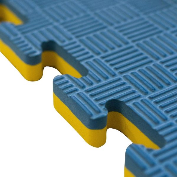Piso Tatami De Goma Grueso 1x1m X 2 Cm Grosor X10 Unidades