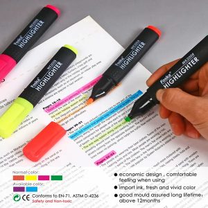 Resaltadores De Colores Para Escuela Y Oficina Foska 12 Uni: imagen 11