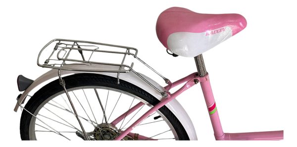 Bicicleta Bici Paseo Dama Rodado 24 Con Canasto Armada