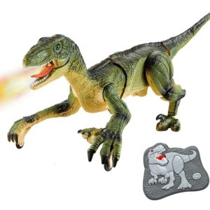Dinosaurio A Control Remoto Luces Sonido Y Spray Calidad: imagen 2