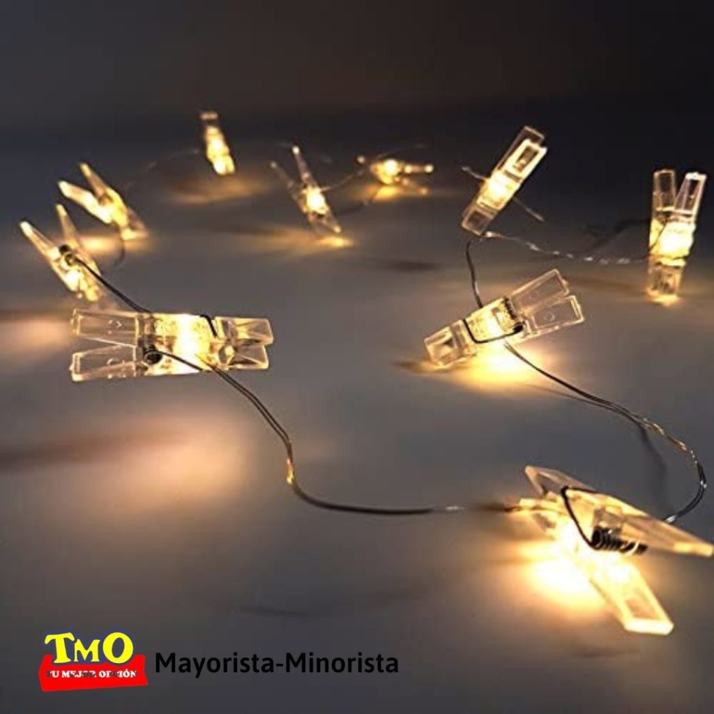 Guirnalda Guía 10 Palillos 20 Led Para Fotos Y Decoración