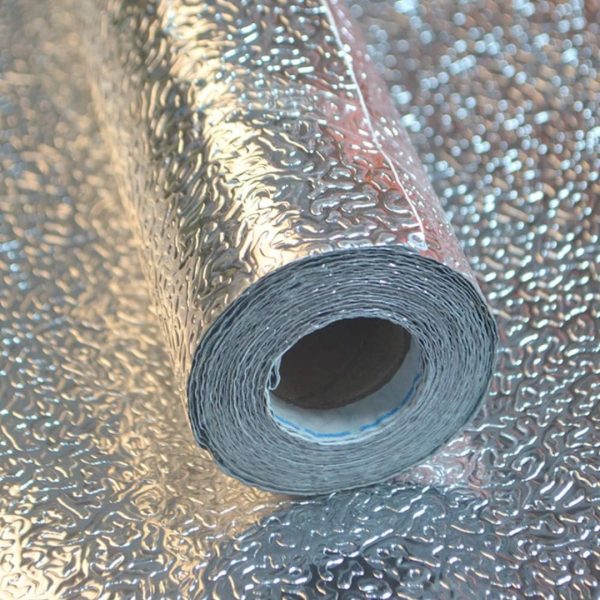 Papel Autoadhesivo Cocina Aluminio 60 Cm X 3 Metros Largo