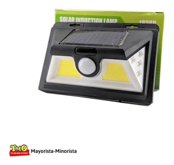 Foco Solar Luz Led Con Sensor De Movimiento Exterior 52 Led