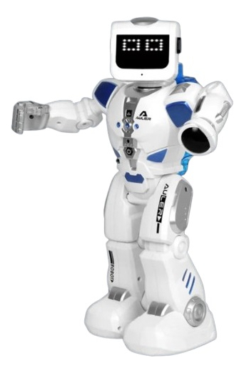 Robot A Control Remoto Caminador Sonido Luces Lanza Dardos