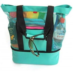 Bolso De Playa Grande Picnic Paseo Con Conservadora Incluida