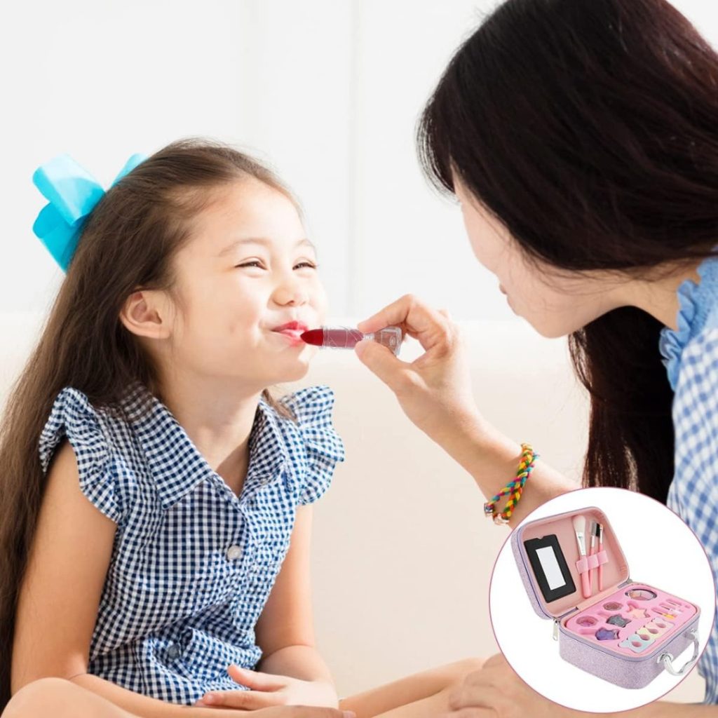 Juego Kit Maquillaje Belleza Para Niñas Lavables