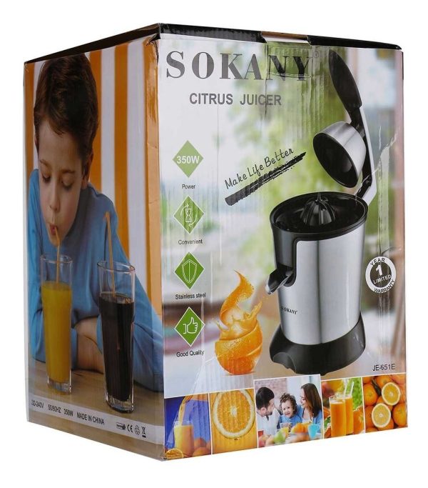 Exprimidor Eléctrico De Cítricos Juguera Sokany