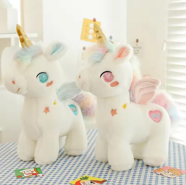 Peluche Unicornio Fantasía Almohada Infantil Suave