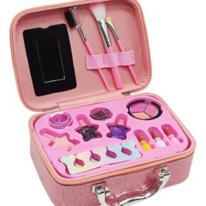 Set Maquillaje Mini Maleta Infantil Sombras Esmalte Labial: imagen 5