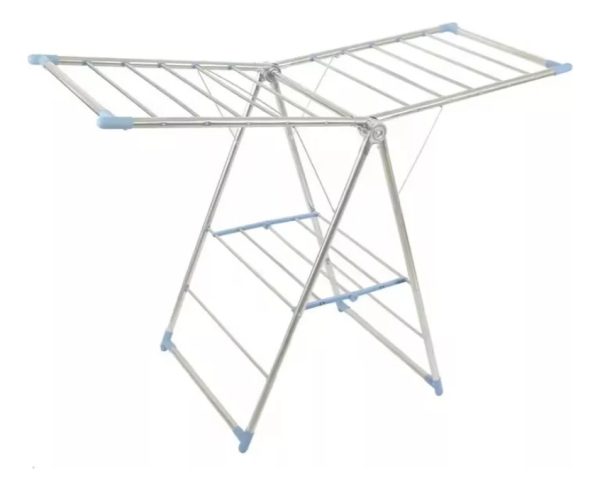 Tender De Ropa Tendedero Plegable Alta Calidad Reforzado - Imagen 4