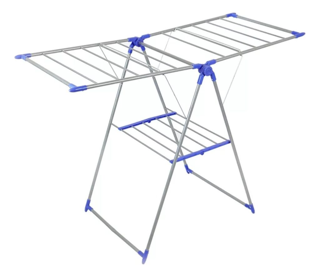 Tender Plegable De Pie Extensible Tendedero Inoxidable