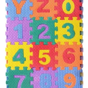 Mini Puzzle Goma Eva 36 Piezas Alfabeto Y Números 6 X 6 Cm: imagen 4