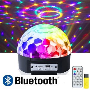 Bola De Luces Colores Parlante Bluetooth +pendrive + Control: imagen 6