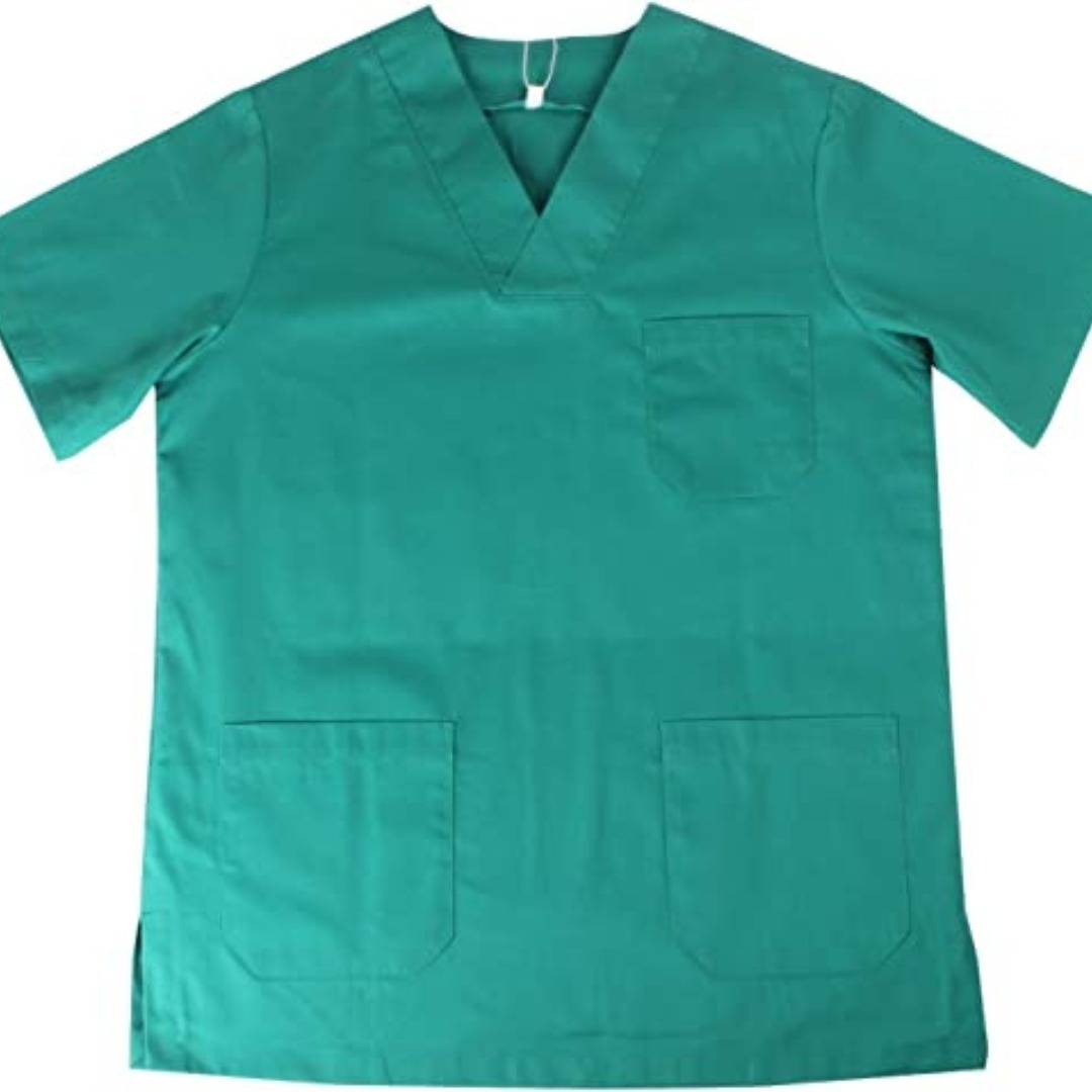 Conjunto Médico Enfermero Casaca Pantalón Verde Gran Calidad - Imagen 2
