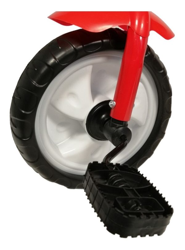 Triciclo Infantil De Metal A Pedal Con Canasto De Niño