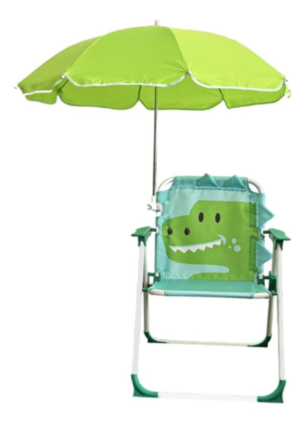 Silla Plegable De Playa Infantil Con Sombrilla Para Niños