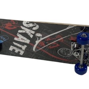 Skate Patineta Estampadas Madera Con Set Accesorios Y Funda: imagen 3
