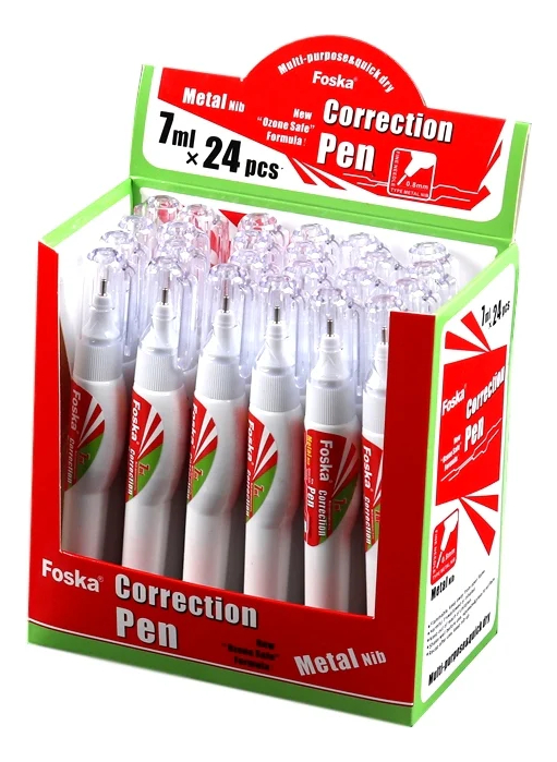Caja Pack 24 Unidades Corrector 7ml Foska