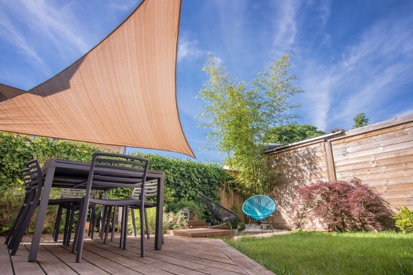 Toldo Vela Lona 3x3x3 Triangular Patio Jardín Exteriores +uv