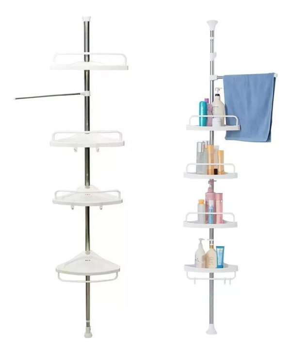 Organizador Esquinero De 4 Niveles Para Ducha