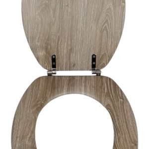 Tapa Inodoro Water Baño Madera Mdf Herrajes Metal Diseños: imagen 4