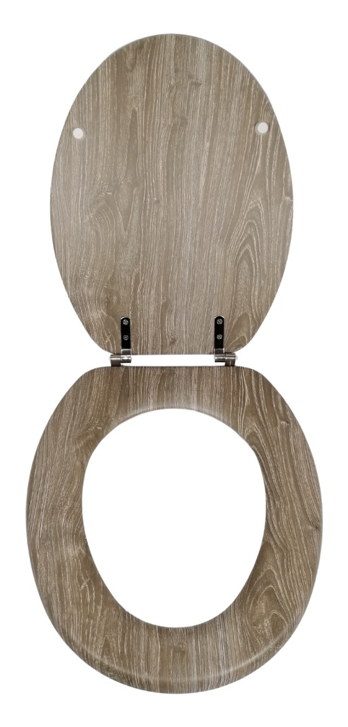 Tapa Inodoro Water Baño Madera Mdf Herrajes Metal Diseños: imagen 4
