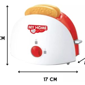 Tostadora De Juguete Utensilios Para Niños Con Luz Y Sonido Blanco: imagen 2
