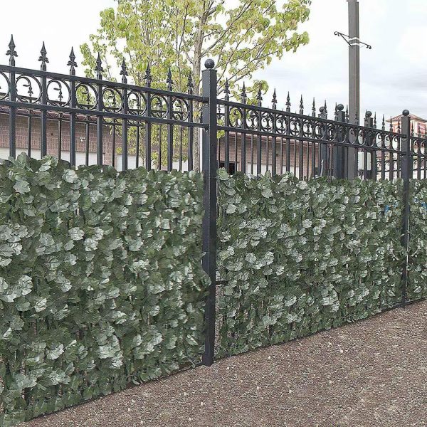 Cerco Artificial Hojas Decorativo Muros Pared Rejas 50x100