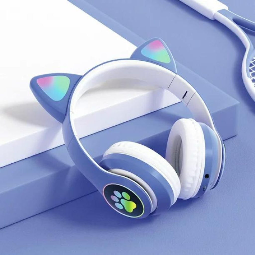 Auriculares Bluetooth Manos Libres Niños Orejas Gatito