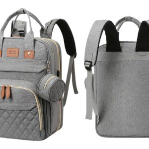 Bolso Mochila Maternal Cuna Bebé Cambiador Calidad: imagen 7