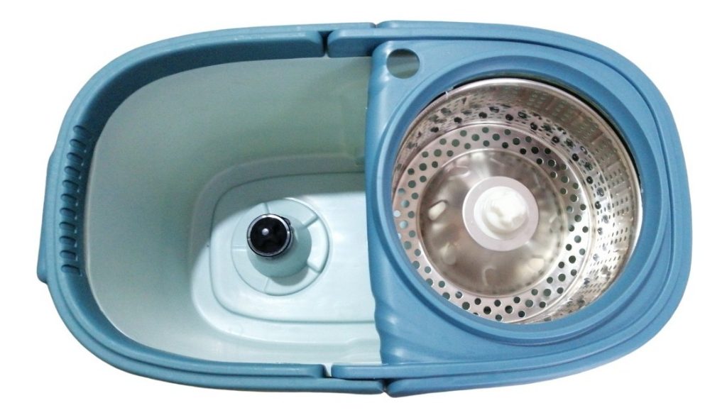 Balde Mopa Trapeador Centrifugado Acero 5lts 2 Dispensador