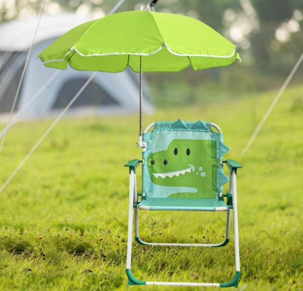 Silla Plegable De Playa Infantil Con Sombrilla Para Niños