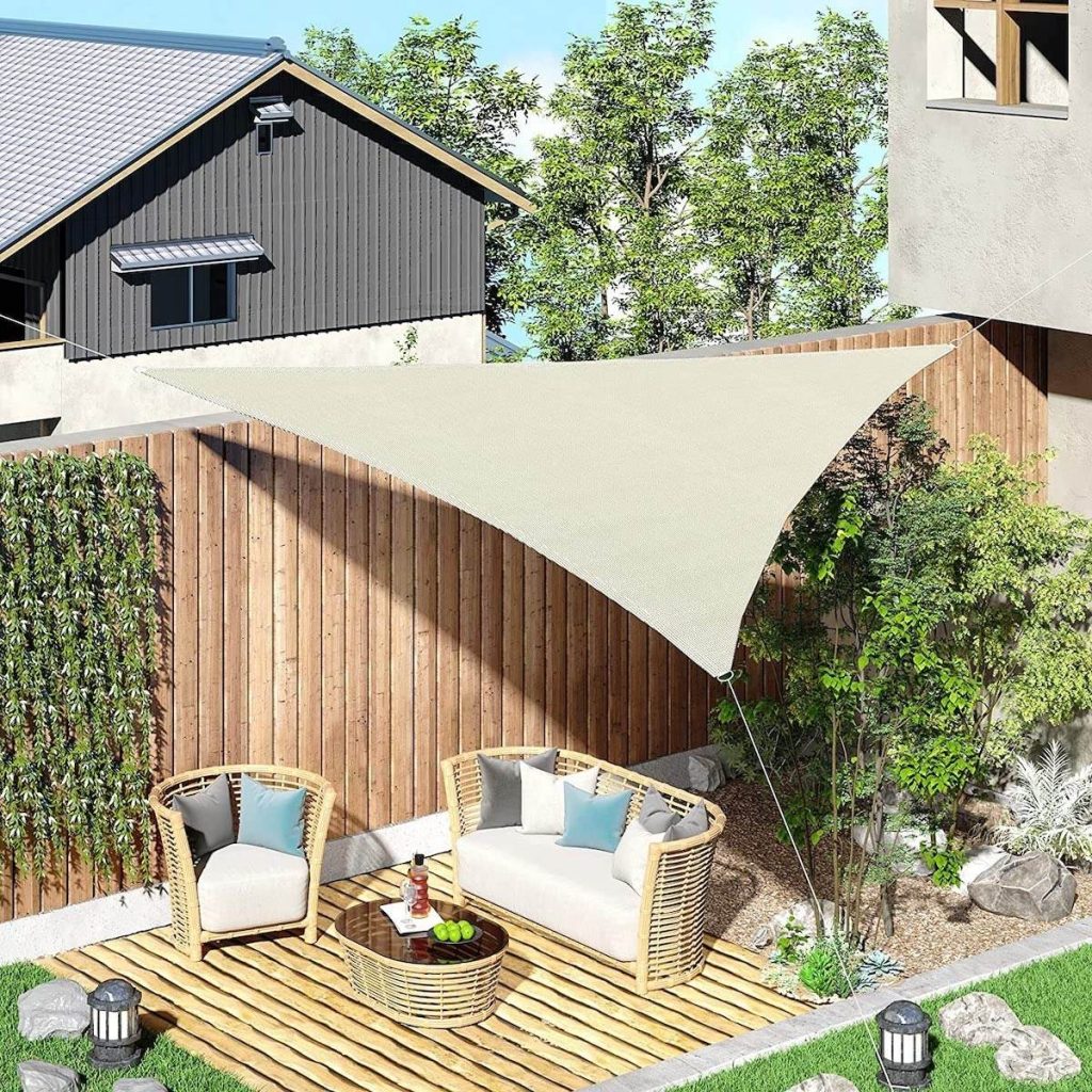Toldo Vela Lona 3x3x3 Triangular Patio Jardín Exteriores +uv