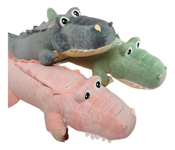 Peluche Cocodrilo Infantil Super Suave Colores