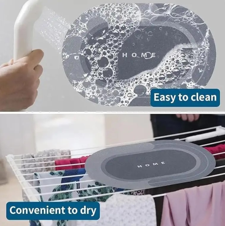 Alfombra De Baño Secado Rápido Antideslizante - Imagen 2