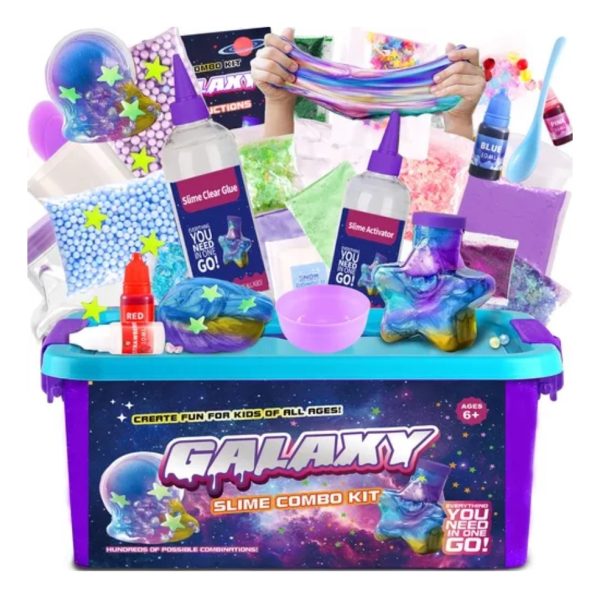 Slime Kit Combo Con Accesorios Slime Galaxy Calidad