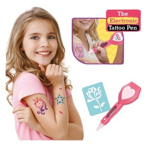 Juego Belleza Maquillaje Kit Tatuaje Niñas Con Accesorios: imagen 6