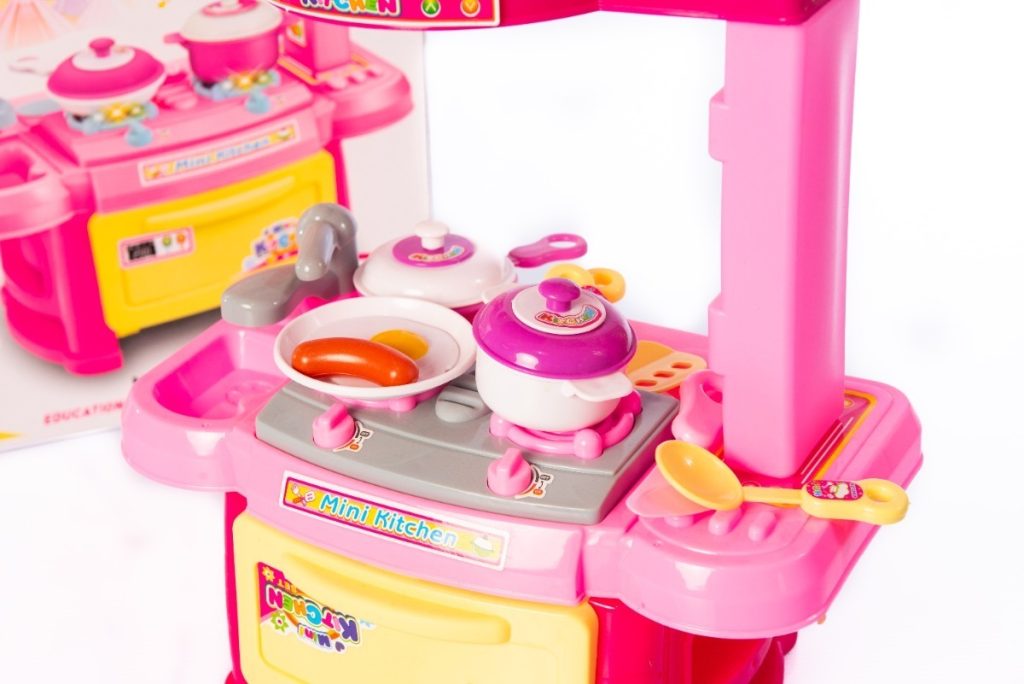 Juego De Cocina Mini Set Con Accesorios Luces Y Sonido