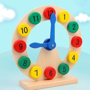 Reloj Juguete De Madera Educativo Para Niños: imagen 2
