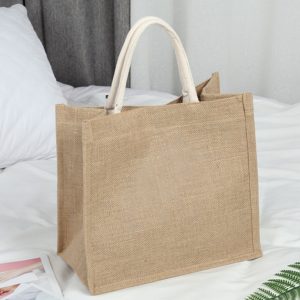 Bolsa Bolso De Yute Y Algodón Ecológico Reutilizable: imagen 5