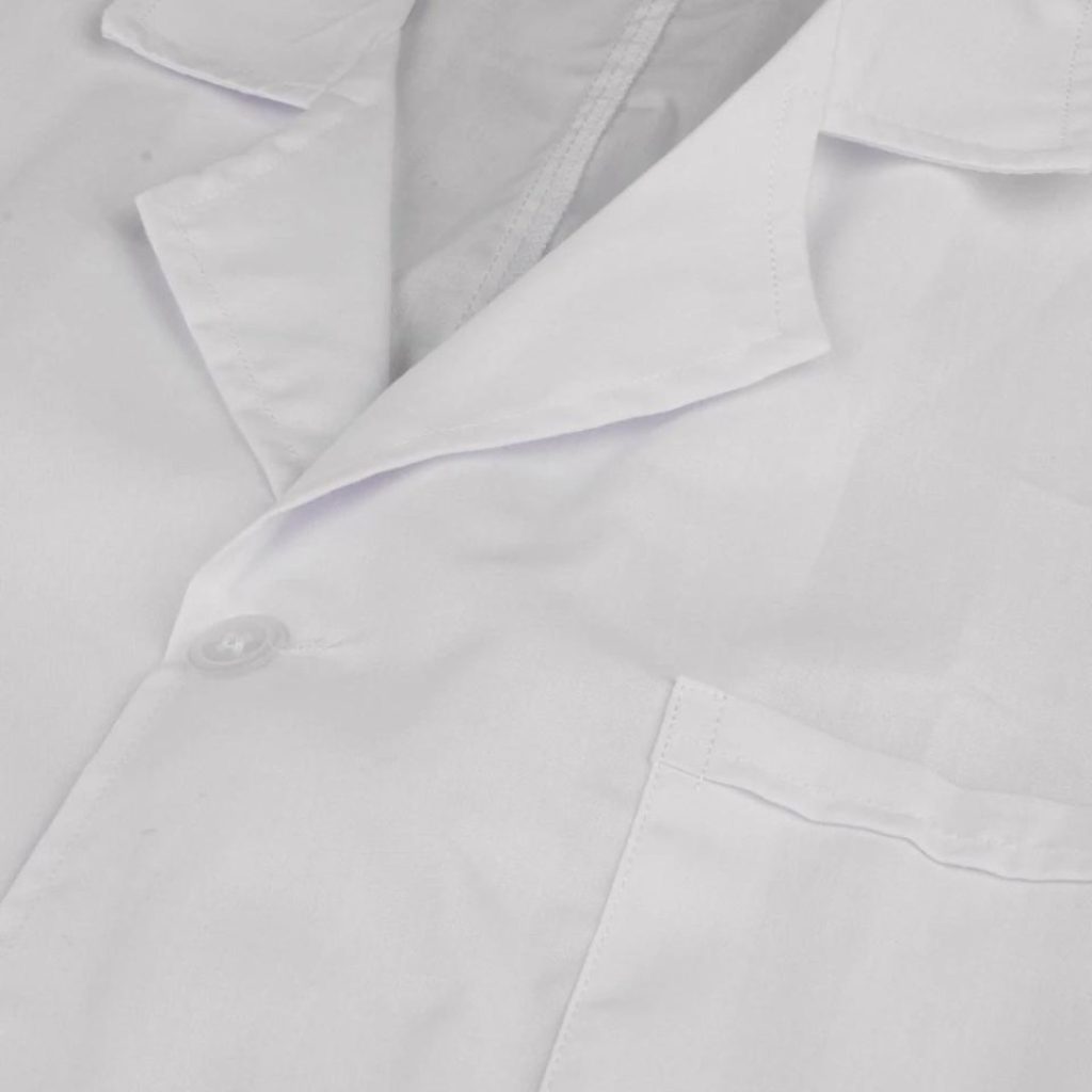 Túnica Uniforme Dama Blanco Manga Corta Gran Calidad
