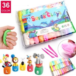 Masa Para Moldear Arcilla Ultraligera Juego Didáctico X 36