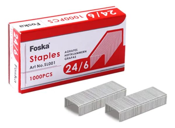Grapas Para Oficina Alta Calidad Foska X10 Unidades