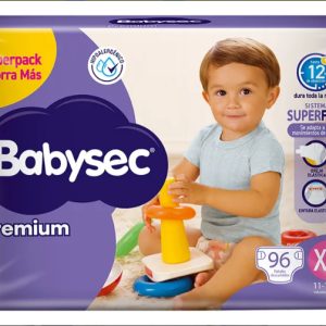 Pañal Babysec Premium Talle Xg 96 Unidades