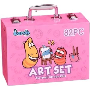 Set De Arte Maleta 82 Pcs Crayolas Marcadores Pintura