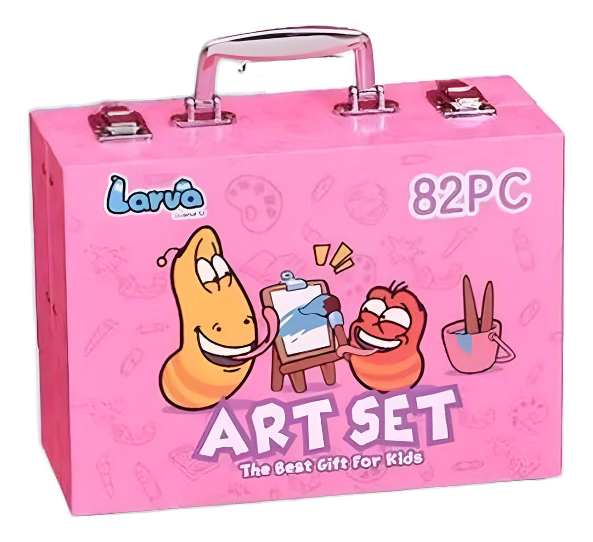 Set De Arte Maleta 82 Pcs Crayolas Marcadores Pintura: imagen 1