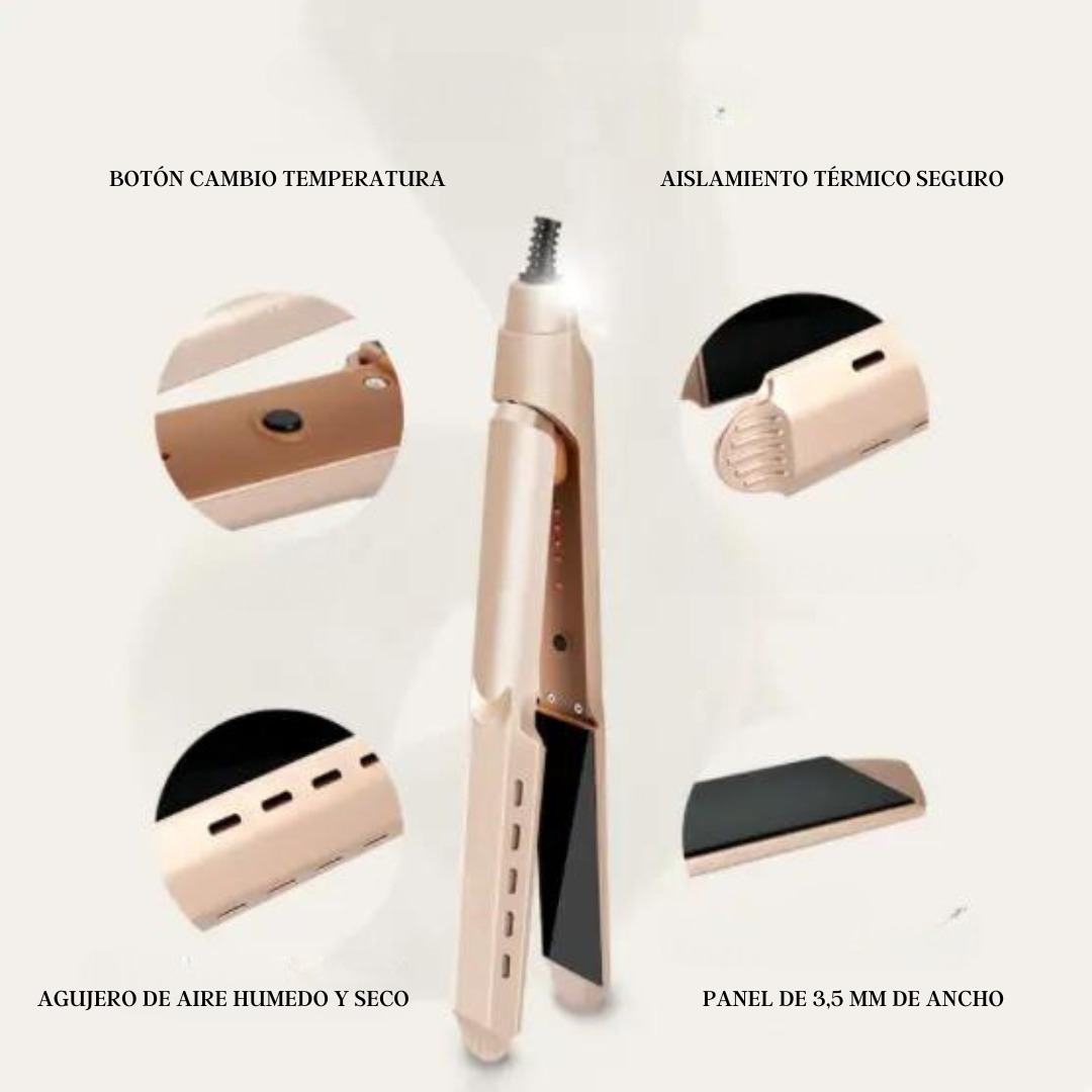 Planchita Plancha De Pelo Ceramica Temperatura Regulable - Imagen 9