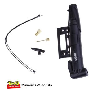 Mini Inflador Bicicleta Con Soporte Y Válvula: imagen 2